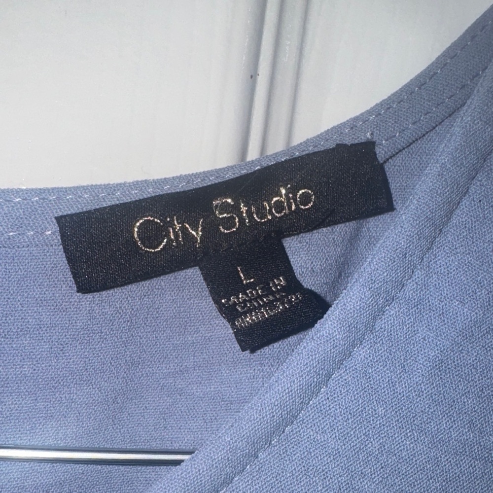 City Studio Blue Midi Dress - Picture 5 of 9